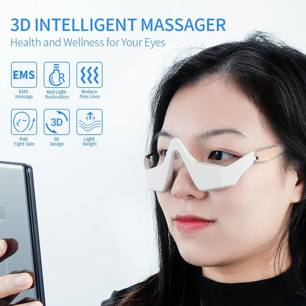 Red Light Therapy Eye Massager